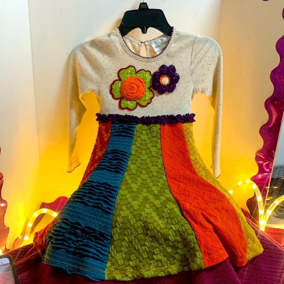 Patchwork Dress. Child’s size 5 by Rate Editions. - Picture 1 of 6